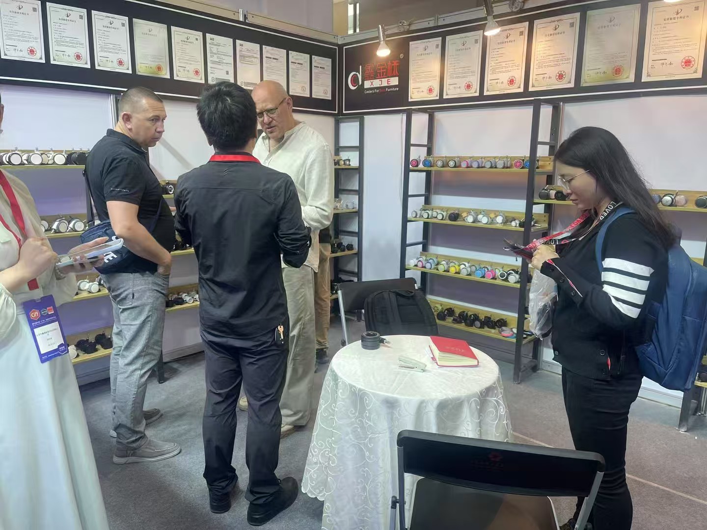 XIN JIE project packing for caster wheel orders