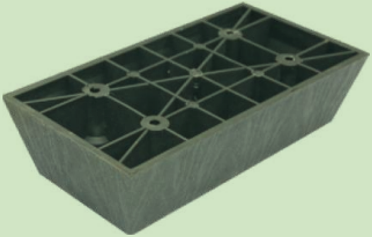 JQ-092 165x85x40mm Fixed Furniture Support Leg