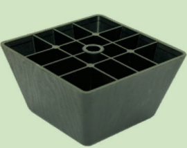 Sofa leg caster parts