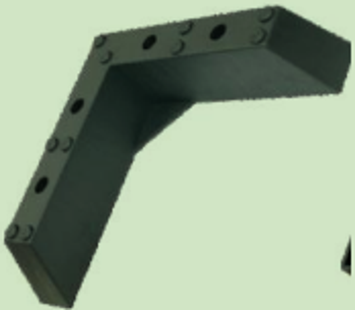 JQ-125 92x35x50mm Fixed Furniture Support Leg