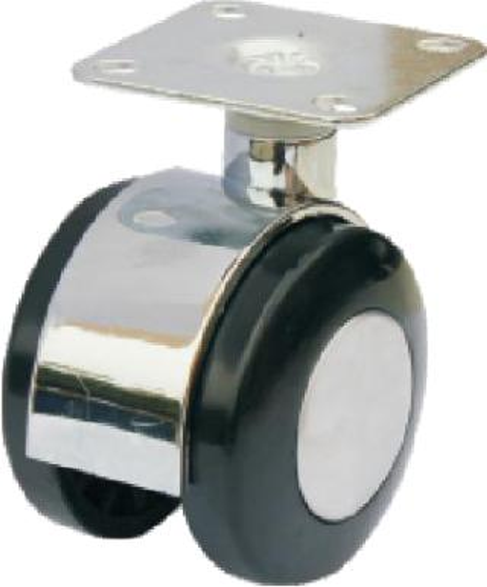 JQ-051-A 50mm Chrome Plate Hotel Furniture Caster Wheel