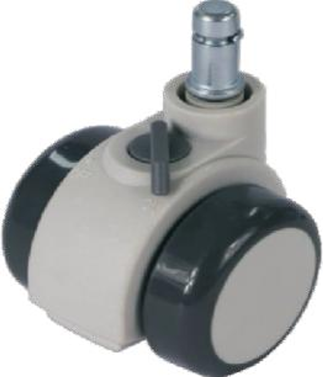 JQ-145-E 24/50mm Brake PU Caster Wheel