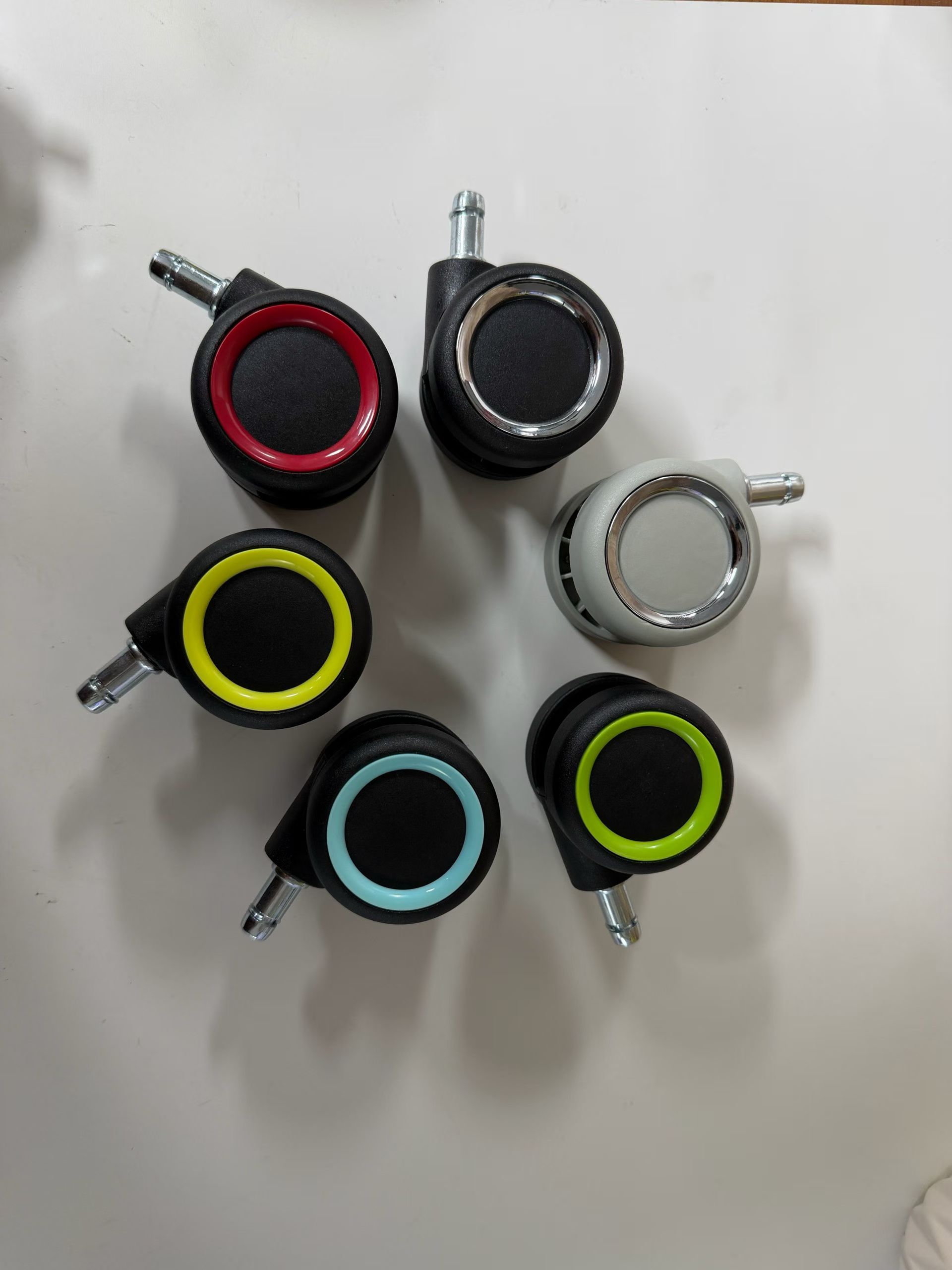 Wheel diameter caster selection reference