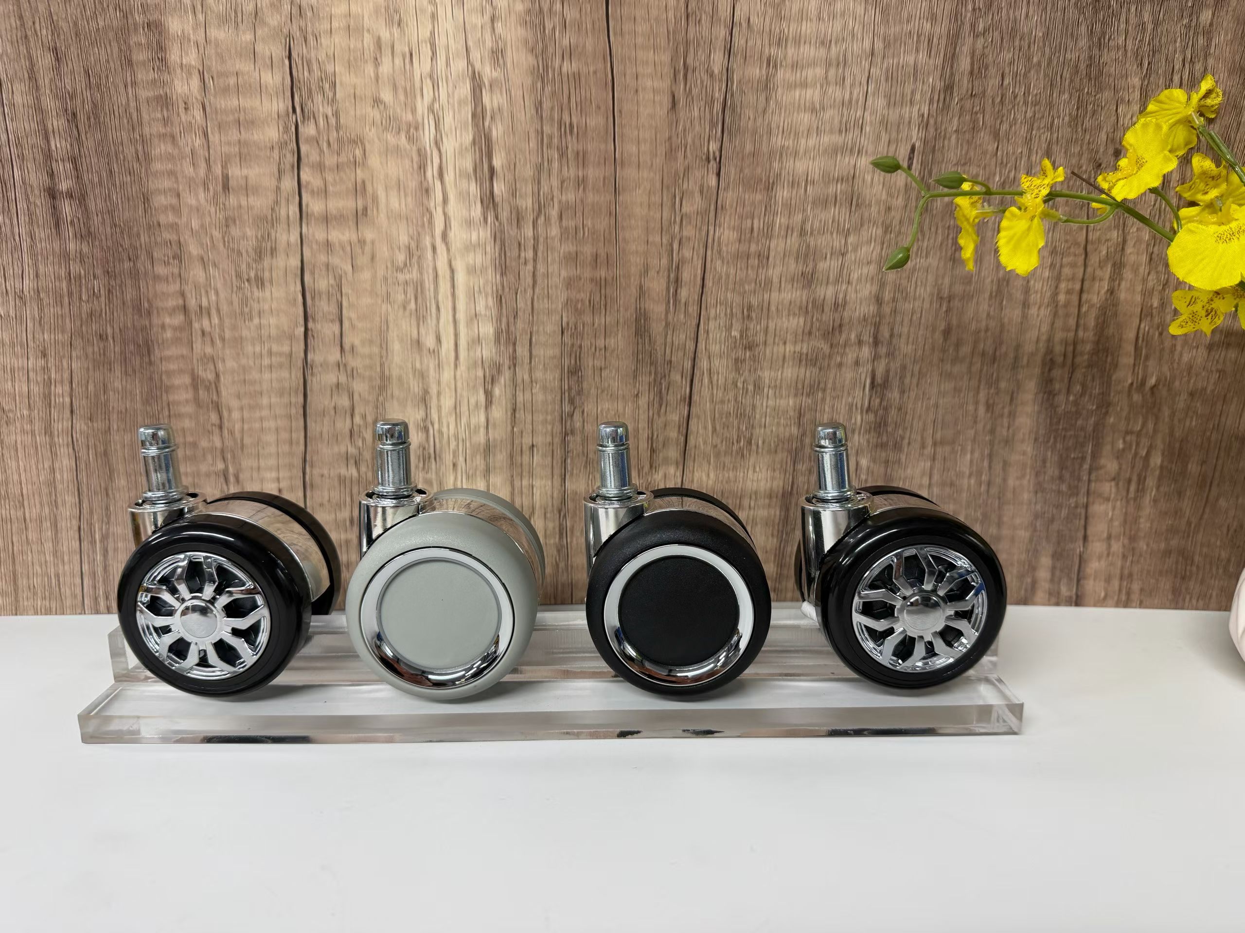 Functional caster wheels